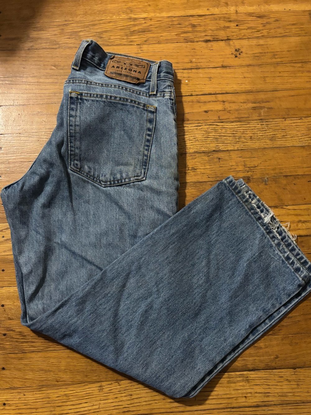 Arizona Men's Relaxed 100% Cotton Blue Jeans Size 32x29